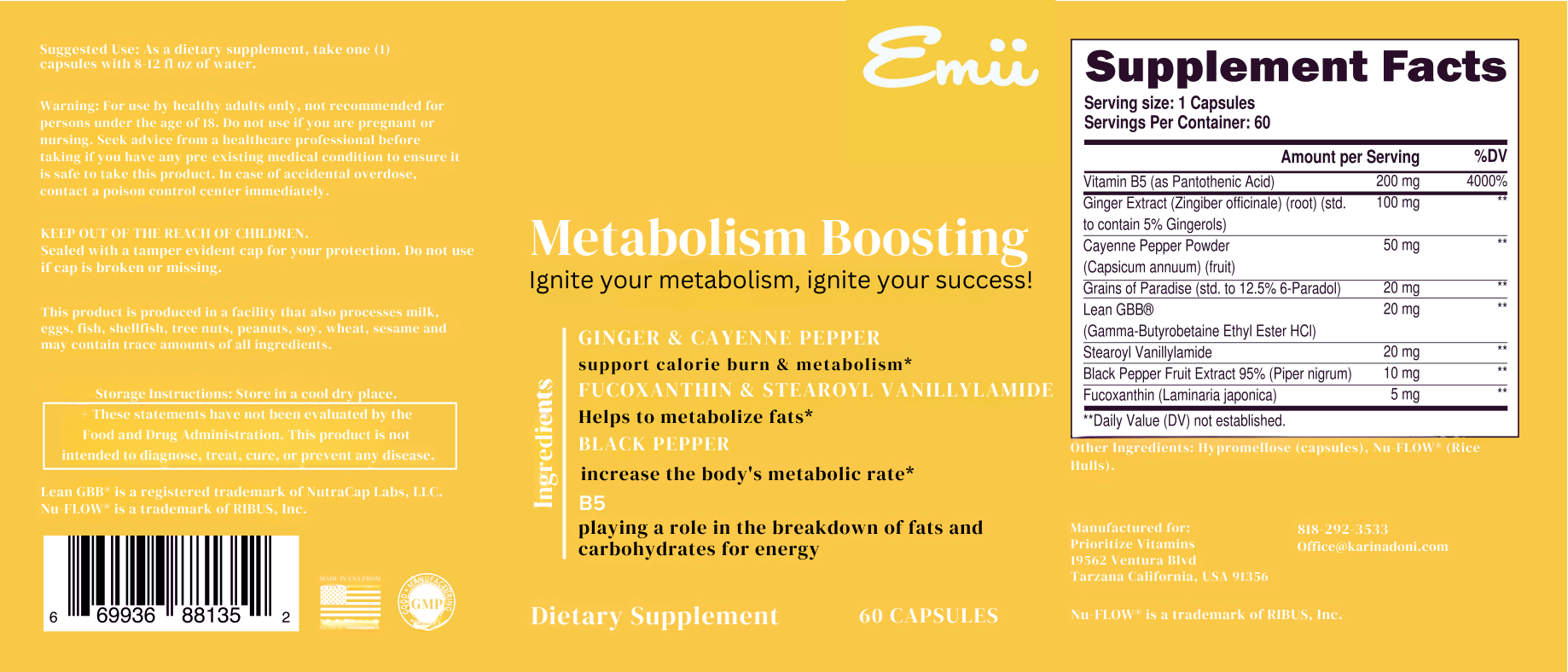 Metabolism Boosting